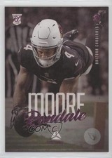 2021 Panini Chronicles Luminance Update Rookies Pink Rondale Moore #208 2l4