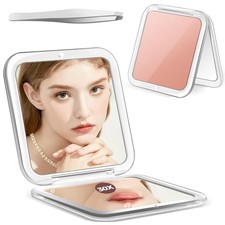Compact Mirror 30X Magnifying Mirror Pocket Mirror Purse Travel Makeup Mirror