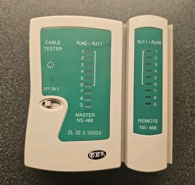 NS-468 RJ45 RJ11 RJ12 CAT5 CAT 6 UTP Network Lan Cable Tester Test Tool