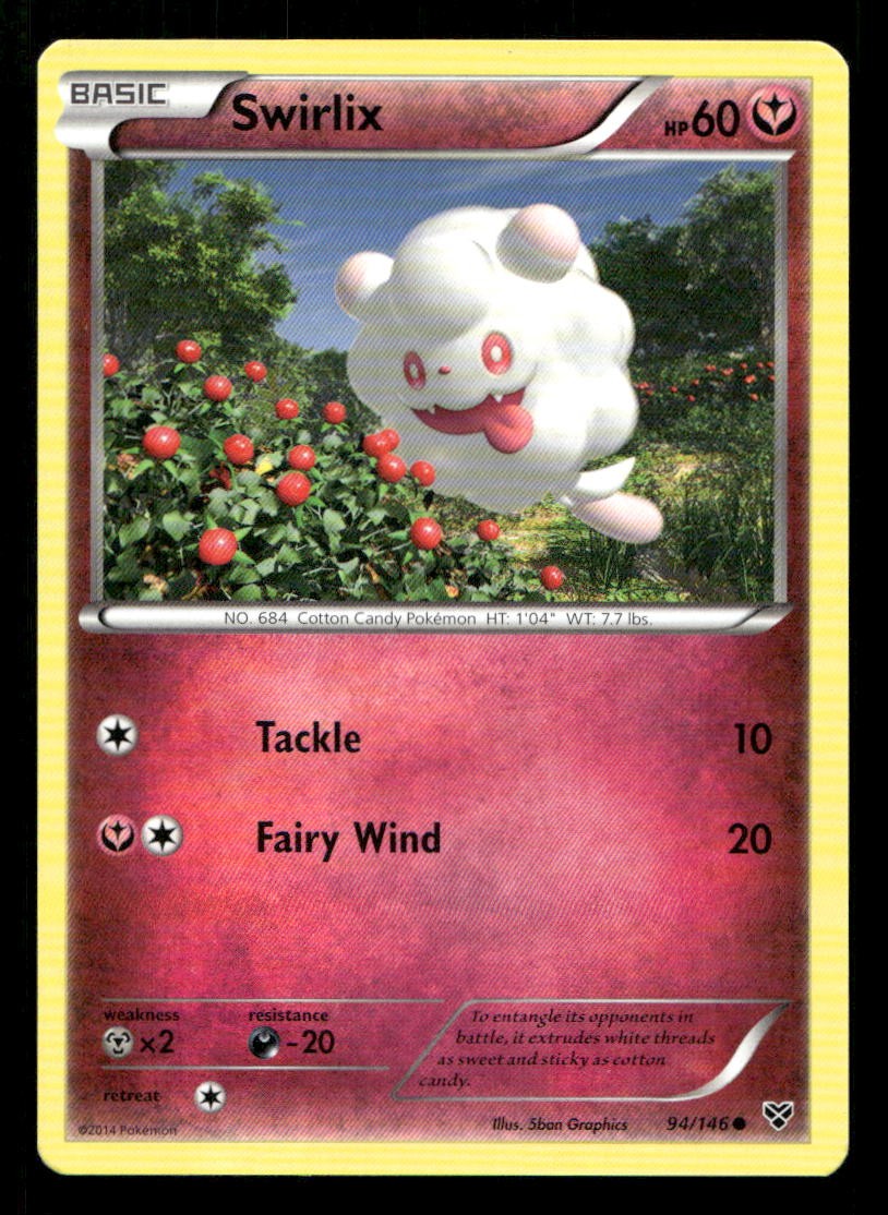 Swirlix 94/146 XY NM/M Pokemon