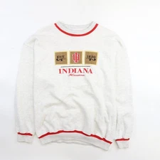 Vintage Indiana Hoosiers Crewneck Sweatshirt Size Large