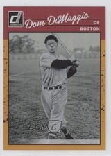2023 Panini Donruss Retro 1990 Holo Orange Dom DiMaggio #280 0i4k