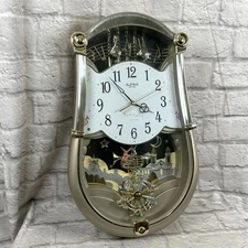 Small World Rhythm Motion Movement Clock Carnival Lights Sounds WORKS See Video