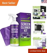 Screen Cleaner Spray and Microfiber Cloth 16oz Screen Cleaner Spray and Wipe ...