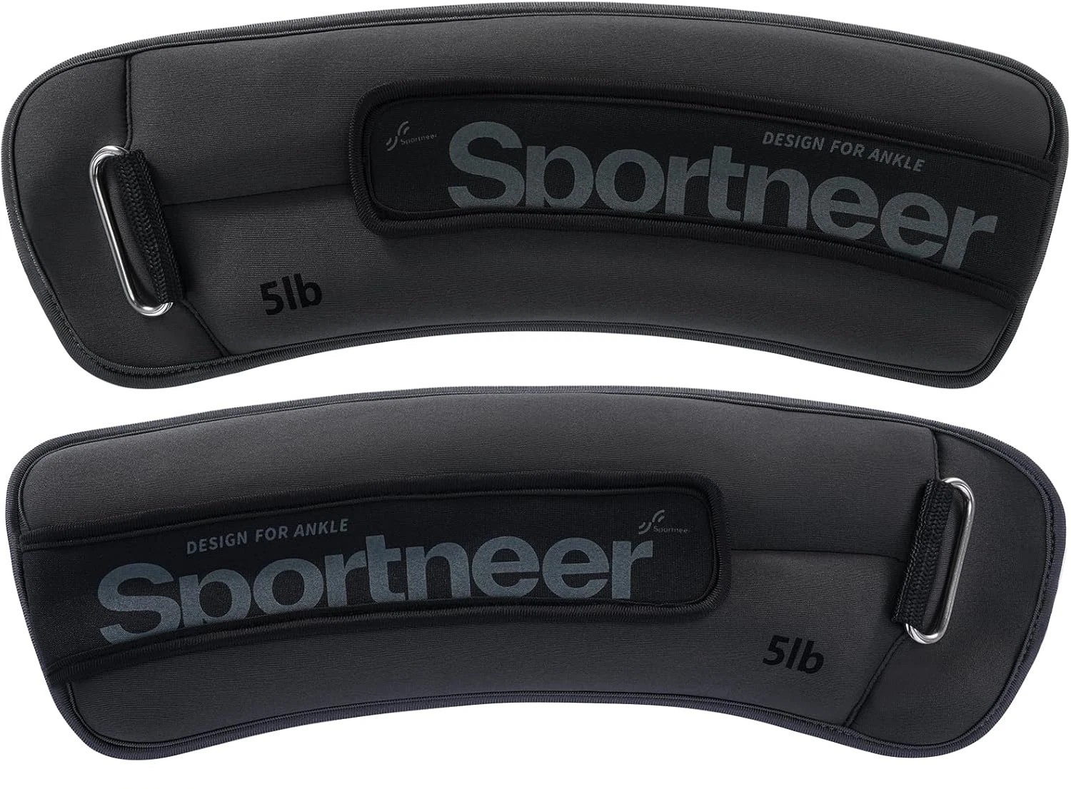 Sportneer 5lb Non-Adjustable Ankle Weights One Pair 10lbs Total