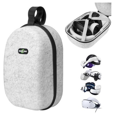 Eco-Friendly Hard Case for Oculus Quest & PS VR2 with Removable Zipper Design