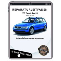 VW Passat 5 1996-2005 Instandhaltung Inspektion Wartung Servicehandbuch Download