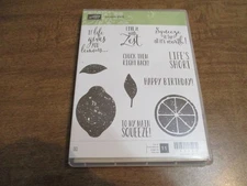 STAMPIN UP STAMP SET LEMON ZEST