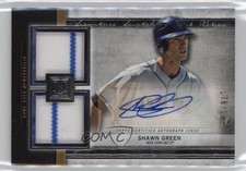 2020 Museum Collection Signature Swatch Dual Relics /199 Shawn Green Auto 0f5t