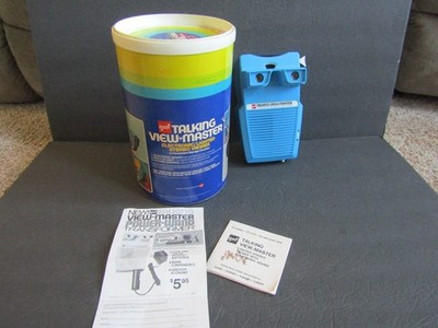 Vintage Talking View Master Electronic Lighted Stereo Viewer in Box As Is