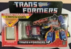 G1 Transformers Targetmaster CROSSHAIRS Complete with Box And Cardboard Insert