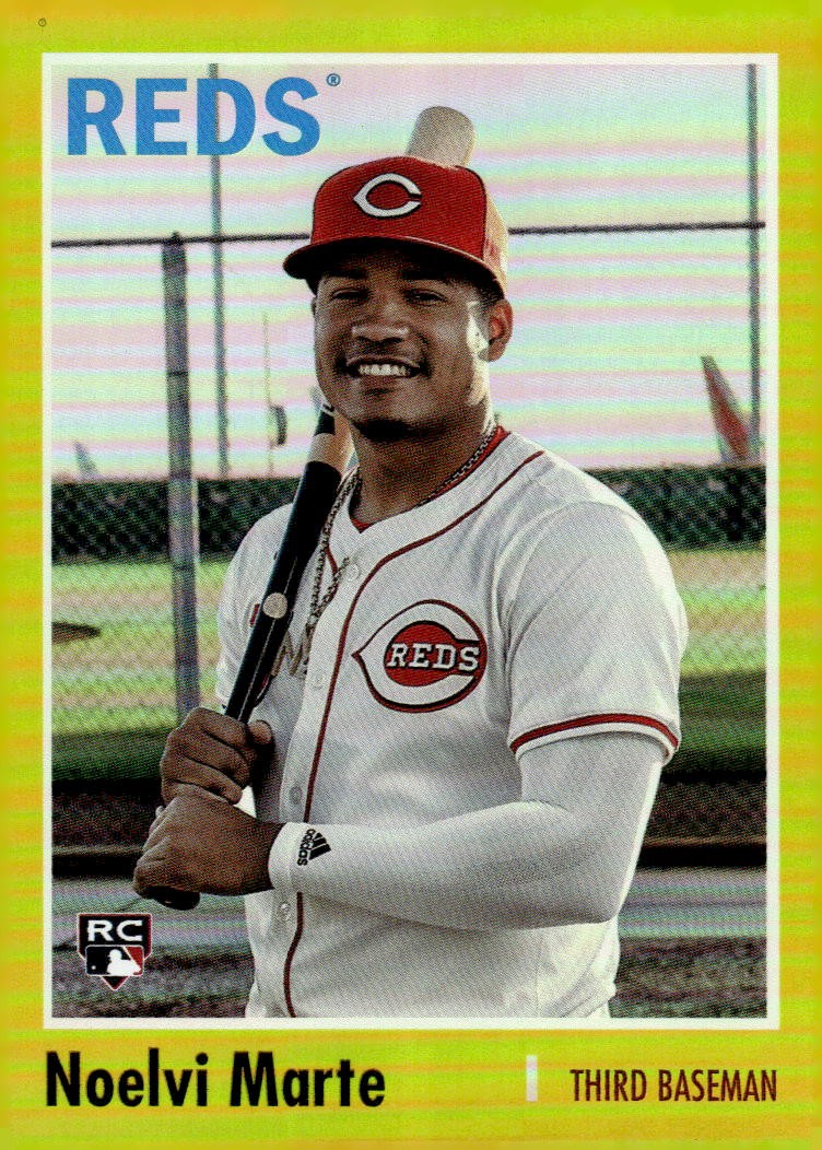 2024 Topps Archives #158 Noelvi Marte Yellow Foilboard