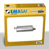 Imasaf MSD Auspuff Mitteltopf für Ford Transit Kasten 2.3 16V 2006-2014