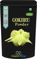 Organic Prime Pure Gokhru Powder Tribulus Terrestris - Natural Stamina