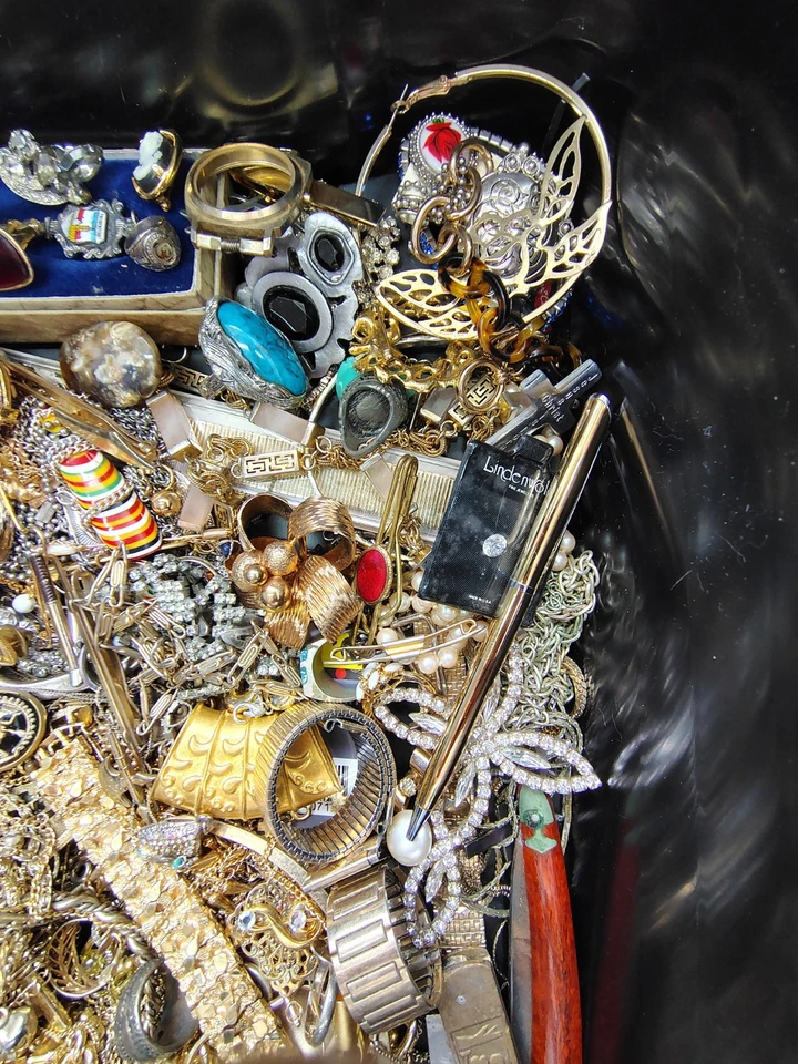 Lote de sucata de joias 7 lb - Imagem 4 de 4