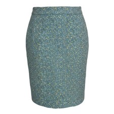Talbots Women's Size 4 Mod Tulip Floral Cotton Blend Skirt Pencil Straight Skirt