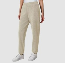 NEW Mondetta Women's S Heathered Fleece Jogger Pants Relaxed Fit Beige