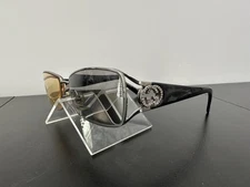 Gucci Vintage Frame Crystals Interlocking GG Made In Italy 56-18-135 (C2-03)