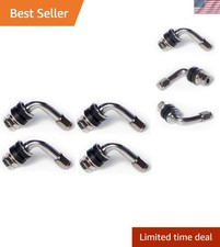 Vs90 Chrome Bent 90 Degree Angled Bolt-in Valve Stems Set Of 4 Vs90 Chrome Bent 90 Degree Angled Bolt-in Valve Stems Set Of 4