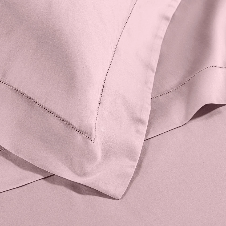 Completo Lenzuola In Raso Di Cotone Raso Matrimoniale Rosa Dreaming - Immagine 4 di 4