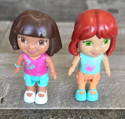 2012 Mattel Dora The Explorer Playtime Together Dora Friend Figures Cake Toppers