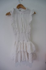 Noughts & Kisses Womens Dress Size M White Mini VGC