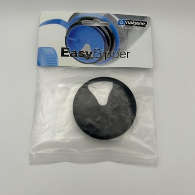 Nalgene Easy Sipper Splash Guard for Wide Mouth Water Bottles (Black) NEW