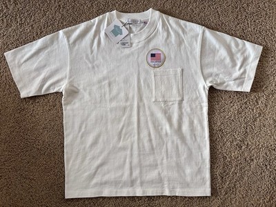 Size L - United Arrows Heavyweight Boxy T Shirt White Tokyo Japan USA Cotton New