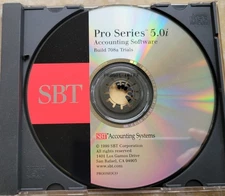 Vintage - SBT Pro Series 5.0i Accounting Build 708a Trials, 1999