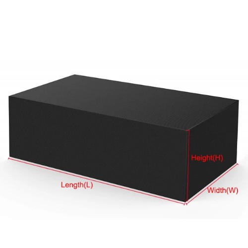 Fundas para muebles impermeables lluvia nieve polvo a prueba de viento tela anti-UV - Imagen 13 de 14