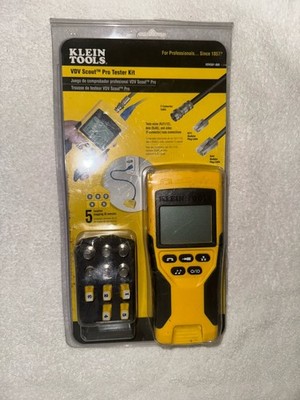 Klein Tools Scout Pro 3 VDV501-851 Cable Tester Kit RJ11 RJ12 RJ45 Coax Data