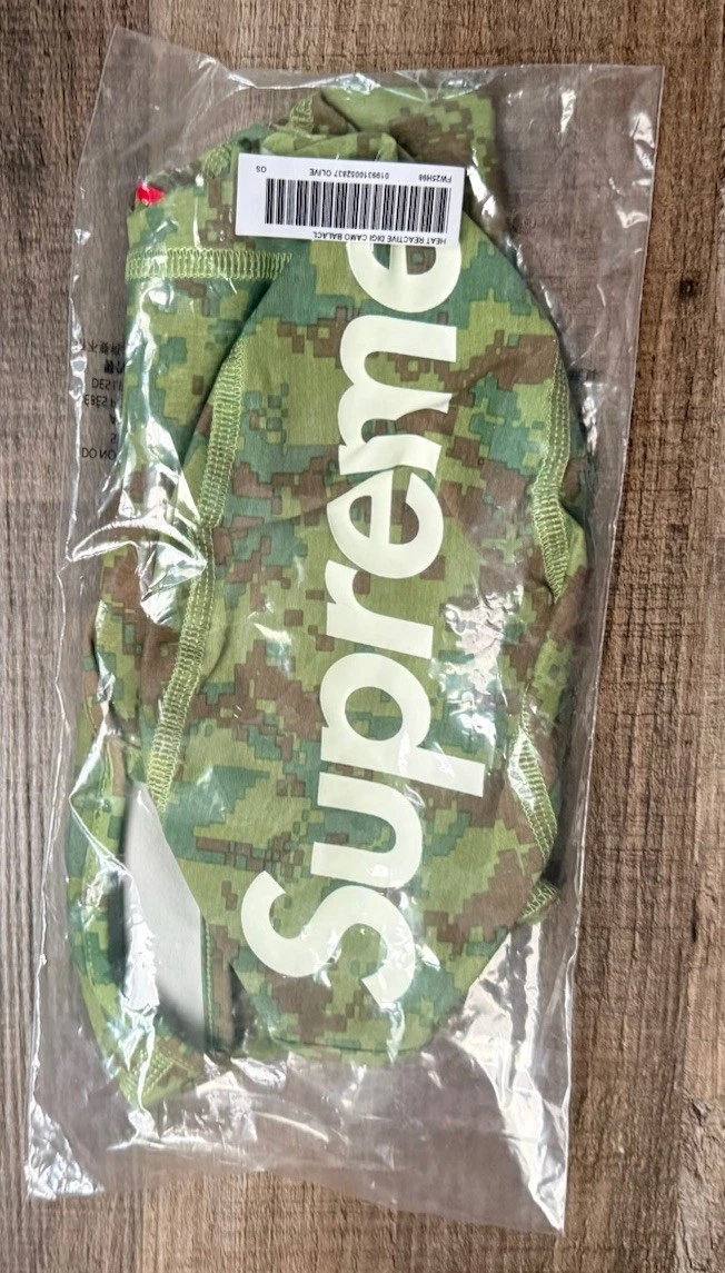 Supreme Heat Reactive Digi Camo Balaclava Olive FW25