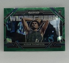 2023-24 Panini Prizm Draft Picks - Widescreen Ausar Thompson #12 Green Wave...