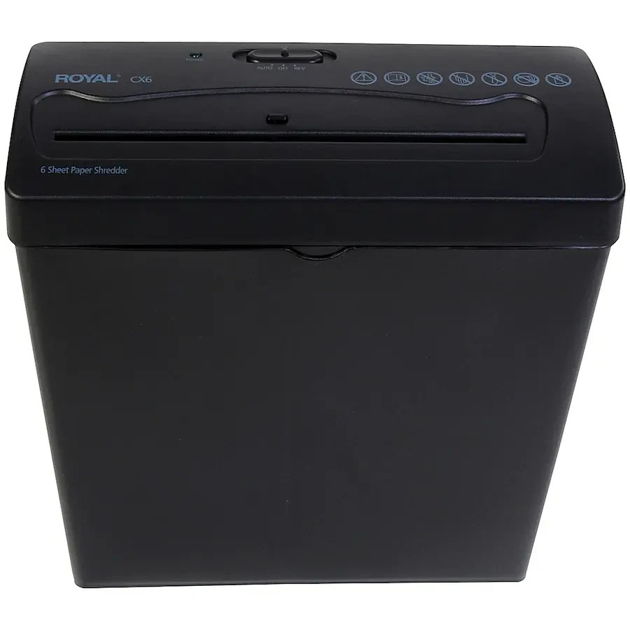 ROYAL CX6 29183G-BK Royal Medium Duty Paper Shredder Cross C