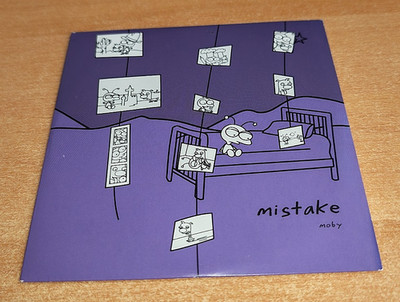 MOBY Mistake REMIXES UK PROMO CD SINGLE CARD SLEEVE ULTRA RARE OUT OF PRINT 2009