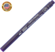 Marvy Fine Point Fabric Marker Art Supplies, Dark Violet                