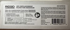 RIDGID Replacement Filter 3-Pack for 18V Hand Vacuum Models R860902 and R8609021