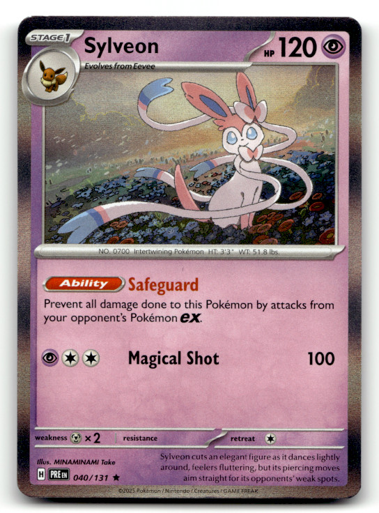 Sylveon 040/131 Holo Rare SV: Prismatic Evolutions LP