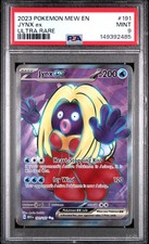 2023 POKEMON MEW EN-151 ULTRA RARE #191 JYNX EX PSA 9