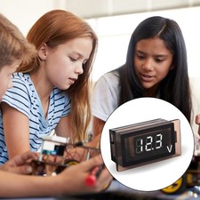 Double Voltages Ranges Meter For Vehicle Batteries Thin Profile Installation 2