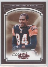 2006 Donruss Threads Pro Gridiron Kings Red Framed 27/100 TJ Houshmandzadeh 0b5