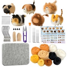 Needle Felting Kit, DIY Crafts for Adults , Hobby Kit with Felting Supplies,F...