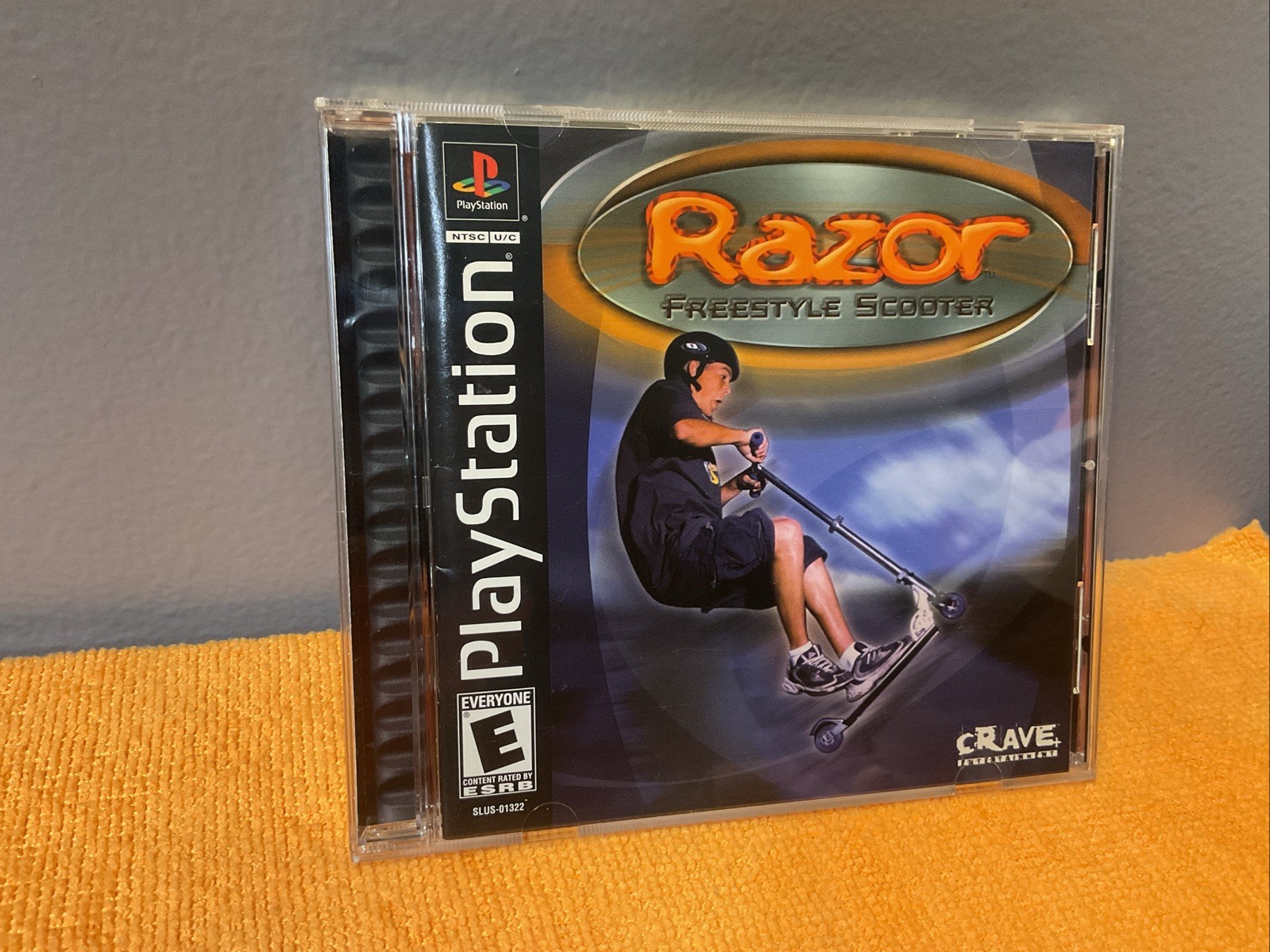 PS1 Razor Freestyle Scooter Sony PlayStation 1 Black Label VG Condition CIB