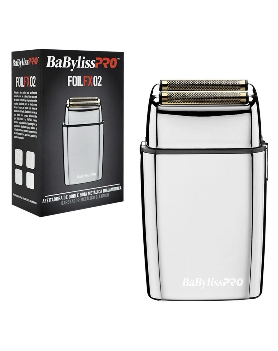 BaBylissPRO FoilFX02 Cordless Metal Double Foil Shaver for sale
