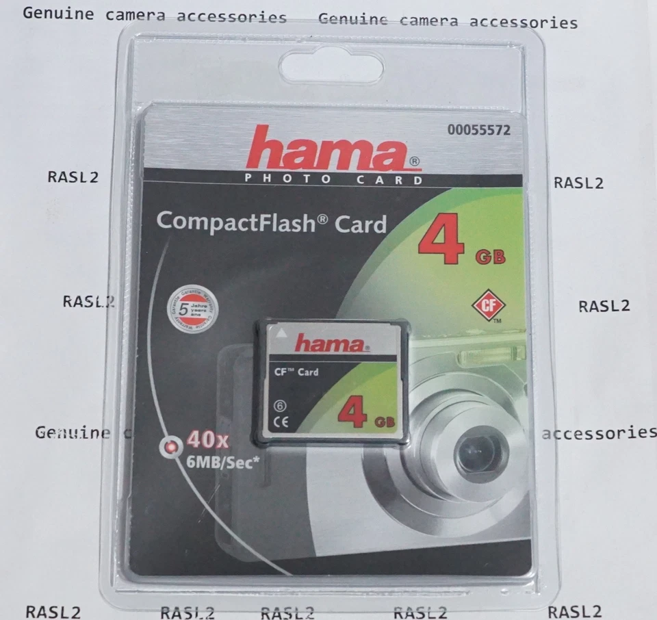 4GB Compact Flash CF Memory Card for Canon EOS 350D 40D 20D 30D 400D,Nikon D200 - Image 2 of 3