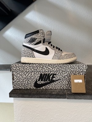 Nike Air Jordan 1 Retro High OG  White Cement - Gr.44 / US 10