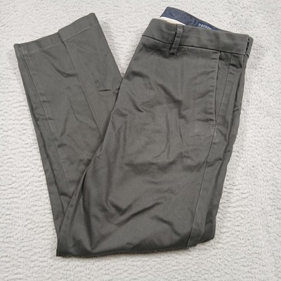 Dockers Pants Mens 36x29 Gray Straight Flex Comfort Signature Khaki Chinos