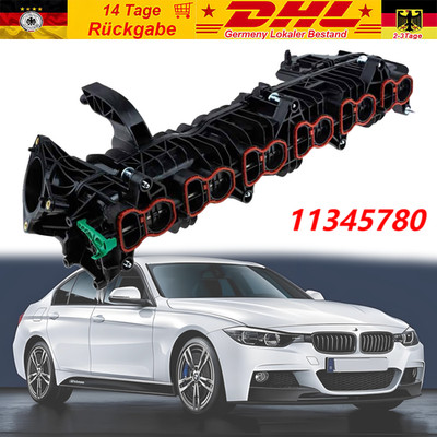 SAUGROHR ANSAUGBRÜCKE NEU + DRALLKLAPPEN passend für BMW 3.0d N57 330d 535d 640d