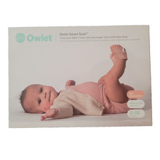 Owlet Smart Sock Baby Monitor Heart Rate  Oxygen Tracker New Open Box