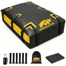MIKKUPPA Car Rooftop Cargo Carrier, 15 Cubic Feet, Waterproof PVC Roof Bag ...